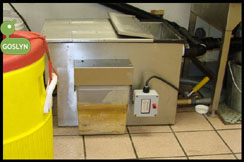 Grease trap grease interceptors. Manufactured by Goslyn