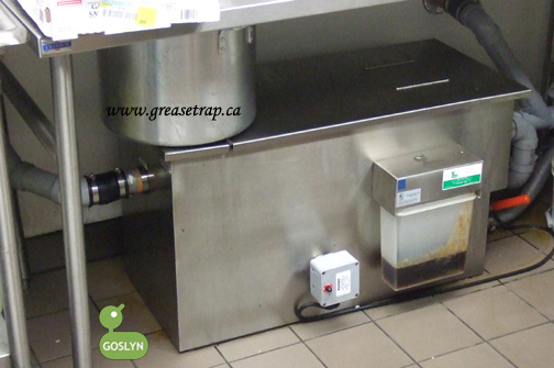 Grease trap grease interceptors. Manufactured by Goslyn